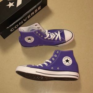 electric purple converse high tops
